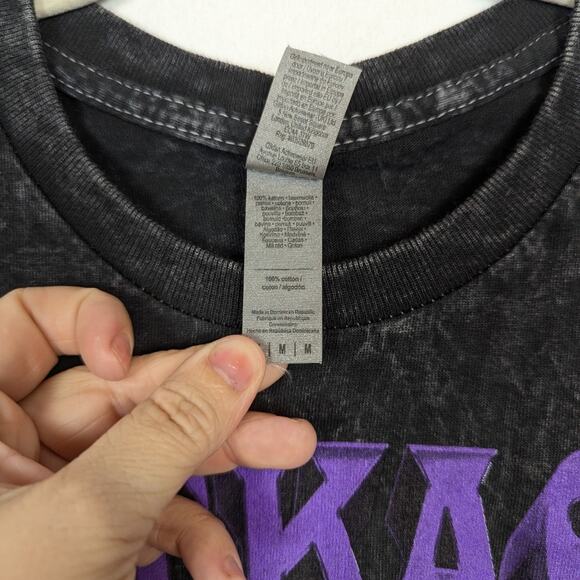 OutKast Black Tie Dye Graphic HipHop Stankmania Band Tee FLAWED Size M - Picture 6 of 6